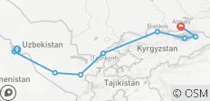  Hoogtepunten van Centraal-Azië - 9 bestemmingen 