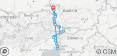  Ervaar het Alpe-Adria fietspad in alle comfort - 21 bestemmingen 