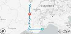  Sensations de Lyon et de la Provence 2025 - 8 jours (from Nice to Lyon) - 9 destinations 