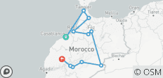  Marruecos al Descubierto: 10 Días de Aventura y Descubrimiento - 11 destinos 