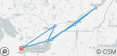  Explore Canada East in 3 Days: Montreal, Ottawa, Quebec City, and Kingston - 7 destinations 