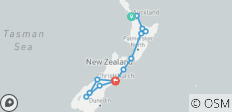  New Zealand Amplified Tour - 13 destinations 