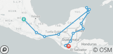  Epic Amérique centrale 28 jours - 16 destinations 