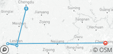  Circuit découverte de Chengdu à Chongqing 8D - 4 destinations 