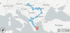  Explorations de l\'Europe de l\'Est de Budapest à Athènes - Circuit en petit groupe - 16 destinations 