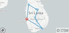  WELLNESS TOUR IN SRI LANKA – 07 NIGHTS 08 DAYS - 8 destinations 