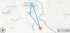  6 DAYS MOUNT KILIMANJARO RONGAI ROUTE - 5 destinations 