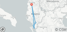  Excursión histórica privada de 2 días por el sur de Albania - 6 destinos 