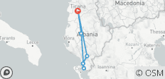  Wochenendausflug von Tirana/Durres aus: Gjirokastër &amp; Ksamil - 6 Destinationen 