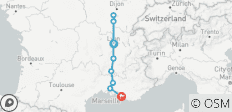  Sensations de Lyon et de la Provence 2025 - 8 jours (from Lyon to Marseille) - 9 destinations 