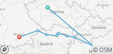  Lo mejor del Danubio con Praga y Múnich Praga → Múnich (2026) - 9 destinos 