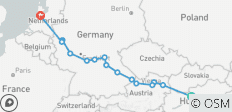  Joyas europeas Budapest → Amsterdam (2026) - 15 destinos 