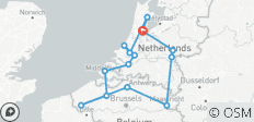  Springtime in the Netherlands and Belgium Amsterdam Return (2026) - 14 destinations 