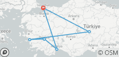  10 jours de vacances pour les anges en Turquie | Voyagez léger, promenez-vous bien ! (Pas de long voyage en voiture !) - 6 destinations 