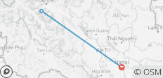  2 Tage 1 Nacht Sapa mit Trekking Übernachtung in einer ethnischen Gastfamilie | Hin- und Rückfahrt im Schlafbus ab Hanoi | Vietnam - 3 Destinationen 