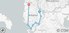  Fietstocht in Albanië - 8 bestemmingen 