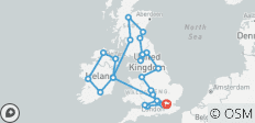  Großbritannien und Irland (Alter 27-35, 18 Tage - 23 Destinationen 