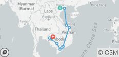  Vietnam and Cambodia Heritage Trail in 18 days - 12 destinations 
