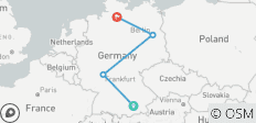  9 jours d\'Allemagne en train - Munich, Francfort, Berlin et Hambourg - 4 destinations 