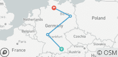  9 jours d\'Allemagne en train - Munich, Francfort, Berlin et Hambourg - 4 destinations 
