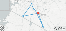  7 Days, 6 Nights Small Group Safari with Upgraded Accommodation to Masai Mara, Lake Nakuru, Lake Naivasha /Hell’s gate and Amboseli National Parks. - 7 destinations 