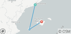  Barcelona, Ibiza and Mallorca (Pride, 9 Days) - 3 destinations 