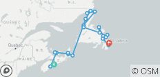  Halifax naar St John\'s - 18 dagen - 22 bestemmingen 