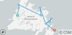  Ontdekkingstocht Newfoundland (kleine groep) - 9 dagen - 10 bestemmingen 