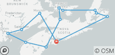  Hoogtepunten van de Maritimes - 13 dagen - 13 bestemmingen 