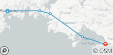  Marmaris naar Fethiye - 4 dagen - 5 bestemmingen 