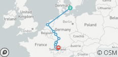  De Copenhague à Zurich et les joyaux du Rhin 2026 - 11 destinations 