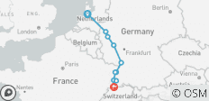  Les joyaux du Rhin 2026|2027 - 8 jours (from Amsterdam to Bâle) - 10 destinations 
