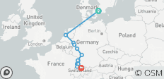  Joyas del Rin y Copenhague 2026|2027 - 11 Días (from Copenhague to Zúrich) - 12 destinos 