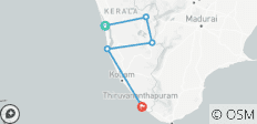  Private durch Kerala von Cochin nach Kovalam: Ein Rückzugsort an der Küste und in den Bergen - 5 Destinationen 