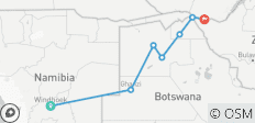  Victoria Falls to Windhoek | 9 Days Overlanding From Windhoek to Victoria Falls - 7 destinations 