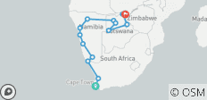  Southern Sun | 22 Days Overlanding From Cape Town to Victoria Falls - 14 destinations 