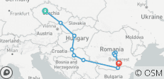  Balkan Gems with Prague, Transylvania, and Bucharest Prague → Bucharest (2026) - 11 destinations 