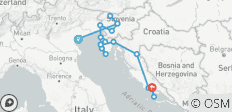  Grupo reducido: Balcanes Ampliados - De Venecia a Split - 21 destinos 