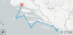  Dubrovnik to Split with Lastovo, 2025 - 7 destinations 
