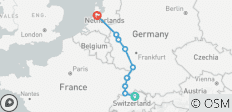  Tulips &amp; the Rhine 2026 - 8 Days (from Zurich to Amsterdam) - 10 destinations 