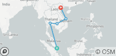  14 Días Singapur, Tailandia, Camboya y Vietnam Exploración en Familia (guía y conductor privados） - 5 destinos 