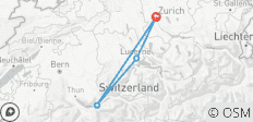  Schweiz in einer Woche (Zürich, Interlaken und Luzern) - 4 Destinationen 