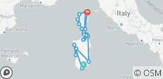  Mediterrane flair op Sardinië en Corsica - 21 bestemmingen 