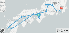  Große Japan Rundreise - 16 Destinationen 