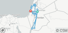  Jordanien und Israel Highlights - 25 Destinationen 