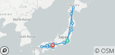  Japón - en tren de norte a sur - 15 destinos 