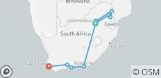  Südafrika - Wilde Küste und grüne Berge - 9 Destinationen 