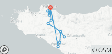  Sicily - Hiking on the Magna Via Francigena - 14 destinations 