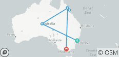  Höhepunkte Australiens - 8 Destinationen 
