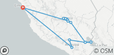  Le Pérou en bref - 14 destinations 